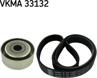 SKF VKMA 33132 - Поликлиновый ременный комплект parts5.com