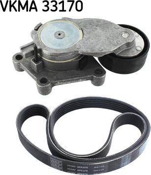 SKF VKMA 33170 - Поликлиновый ременный комплект parts5.com