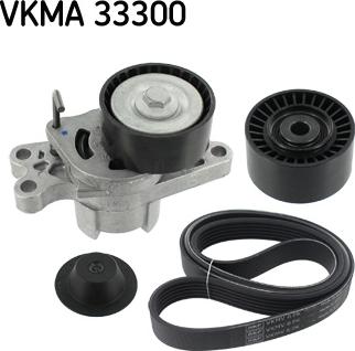 SKF VKMA 33300 - Поликлиновый ременный комплект parts5.com