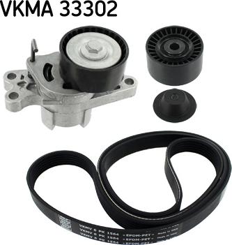 SKF VKMA 33302 - Поликлиновый ременный комплект parts5.com