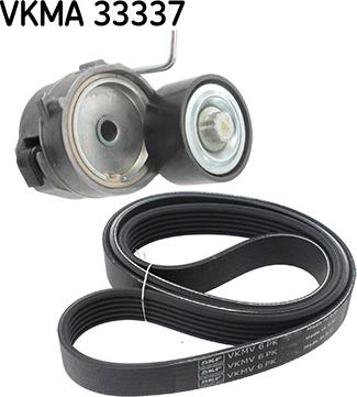 SKF VKMA 33337 - V-Ribbed Belt Set parts5.com