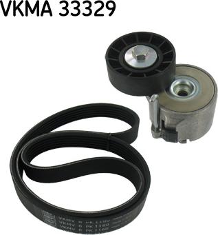 SKF VKMA 33329 - Поликлиновый ременный комплект parts5.com