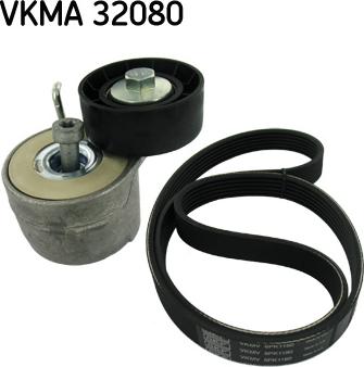 SKF VKMA 32080 - V-Ribbed Belt Set parts5.com