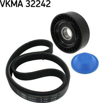 SKF VKMA 32242 - V-Ribbed Belt Set parts5.com