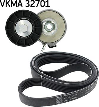 SKF VKMA 32701 - Поликлиновый ременный комплект parts5.com