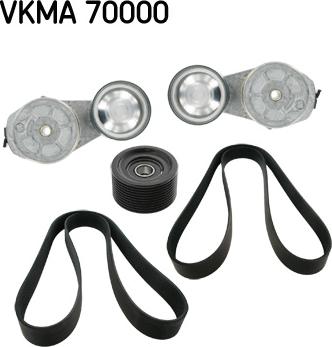 SKF VKMA 70000 - Поликлиновый ременный комплект parts5.com