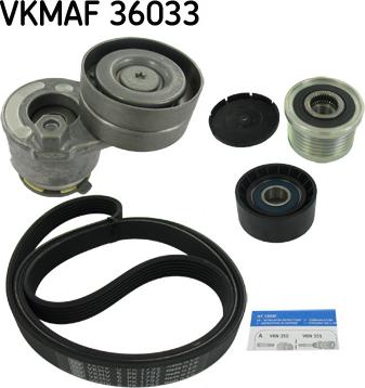 SKF VKMAF 36033 - Поликлиновый ременный комплект parts5.com