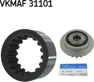 SKF VKMAF 31101 - Комплект эластичной муфты сцепления parts5.com
