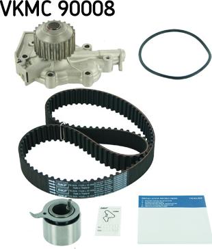 SKF VKMC 90008 - Водяной насос + комплект зубчатого ремня parts5.com