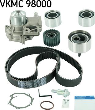 SKF VKMC 98000 - Водяной насос + комплект зубчатого ремня parts5.com