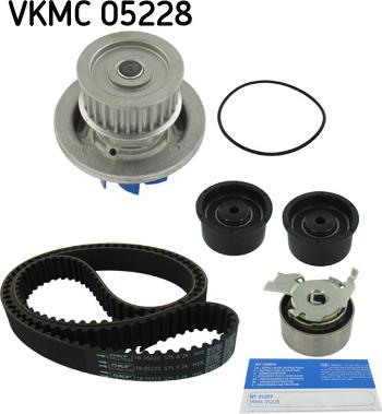 SKF VKMC 05228 - Водяной насос + комплект зубчатого ремня parts5.com