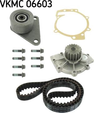 SKF VKMC 06603 - Водяной насос + комплект зубчатого ремня parts5.com