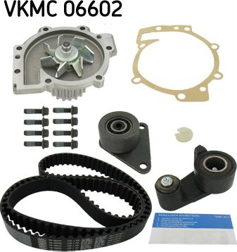 SKF VKMC 06602 - Водяной насос + комплект зубчатого ремня parts5.com