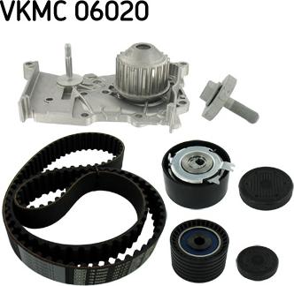 SKF VKMC 06020 - Водяной насос + комплект зубчатого ремня parts5.com