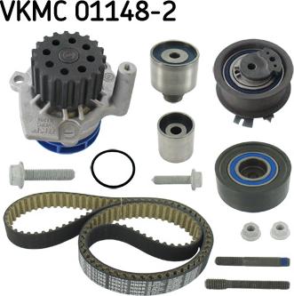 SKF VKMC 01148-2 - Водяной насос + комплект зубчатого ремня parts5.com