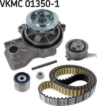 SKF VKMC 01350-1 - Водяной насос + комплект зубчатого ремня parts5.com