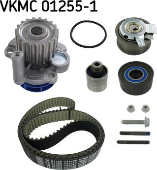 SKF VKMC 01255-1 - Водяной насос + комплект зубчатого ремня parts5.com