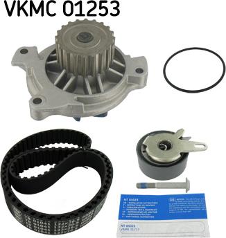 SKF VKMC 01253 - Водяной насос + комплект зубчатого ремня parts5.com