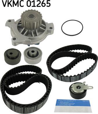 SKF VKMC 01265 - Водяной насос + комплект зубчатого ремня parts5.com