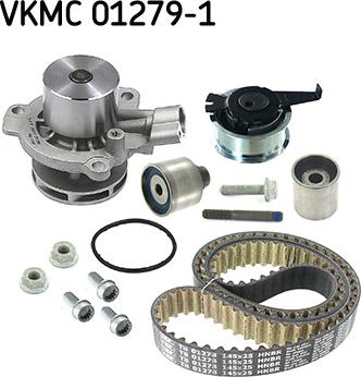 SKF VKMC 01279-1 - Водяной насос + комплект зубчатого ремня parts5.com