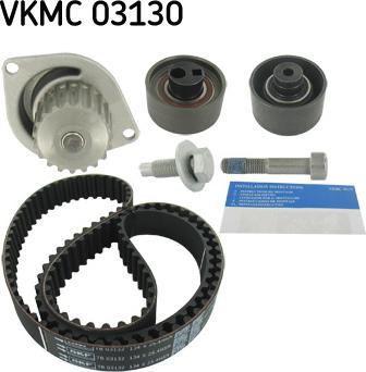 SKF VKMC 03130 - Водяной насос + комплект зубчатого ремня parts5.com