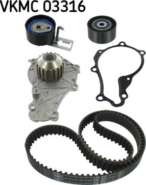 SKF VKMC 03316 - Water Pump & Timing Belt Set parts5.com