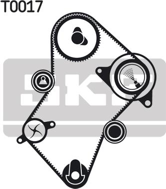 SKF VKMC 03244 - Water Pump & Timing Belt Set parts5.com