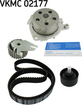 SKF VKMC 02177 - Водяной насос + комплект зубчатого ремня parts5.com