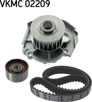 SKF VKMC 02209 - Водяной насос + комплект зубчатого ремня parts5.com