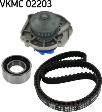 SKF VKMC 02203 - Водяной насос + комплект зубчатого ремня parts5.com