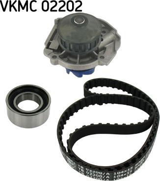 SKF VKMC 02202 - Водяной насос + комплект зубчатого ремня parts5.com