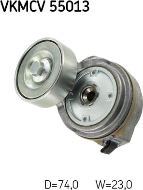 SKF VKMCV 55013 - Направляющий ролик, поликлиновый ремень parts5.com