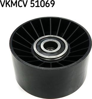 SKF VKMCV 51069 - Направляющий ролик, поликлиновый ремень parts5.com