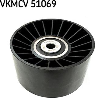 SKF VKMCV 51069 - Направляющий ролик, поликлиновый ремень parts5.com