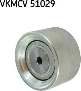 SKF VKMCV 51029 - Направляющий ролик, поликлиновый ремень parts5.com