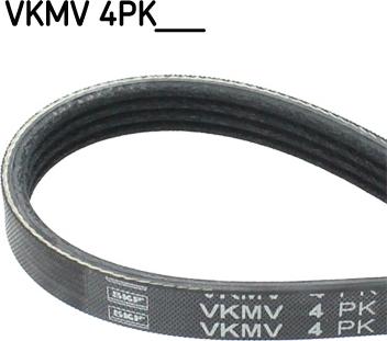 SKF VKMV 4PK1237 - V-Ribbed Belt parts5.com