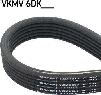 SKF VKMV 6DK1195 - Поликлиновой ремень parts5.com