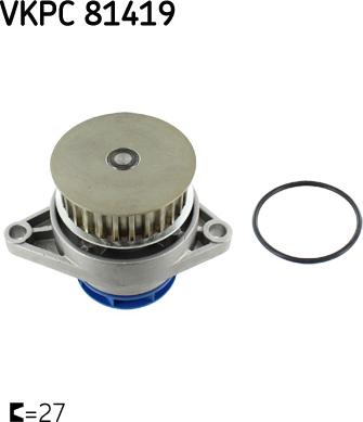 SKF VKPC 81419 - Water Pump parts5.com