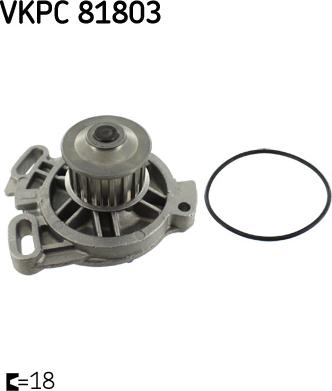 SKF VKPC 81803 - Водяной насос parts5.com