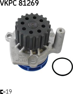 SKF VKPC 81269 - Водяной насос parts5.com