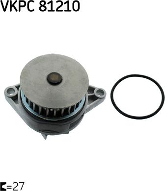 SKF VKPC 81210 - Water Pump parts5.com