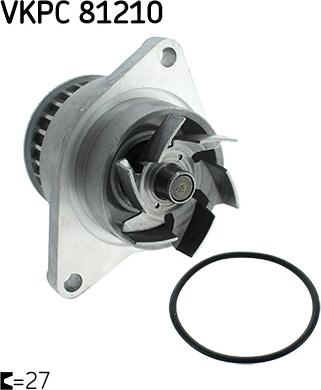 SKF VKPC 81210 - Водяной насос parts5.com