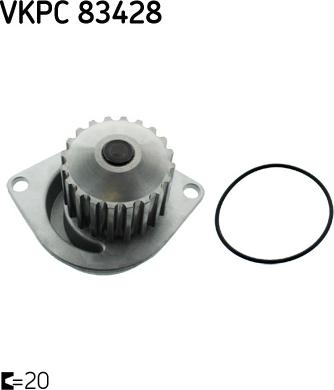 SKF VKPC 83428 - Водяной насос parts5.com