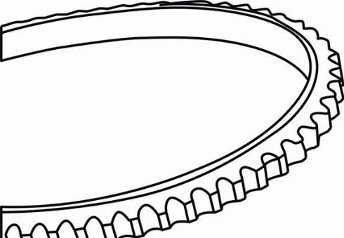 SNR CA10AV745 - Клиновой ремень, поперечные рёбра parts5.com