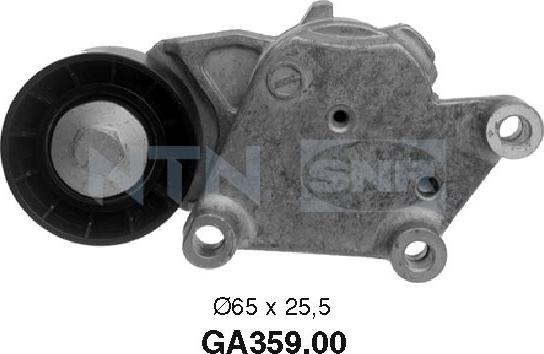 SNR GA359.00 - Deflection / Guide Pulley, v-ribbed belt parts5.com