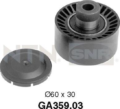 SNR GA359.03 - Направляющий ролик, поликлиновый ремень parts5.com
