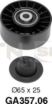 SNR GA357.06 - Deflection / Guide Pulley, v-ribbed belt parts5.com