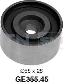 SNR GE355.45 - Deflection / Guide Pulley, timing belt parts5.com