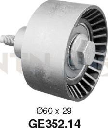 SNR GE352.14 - Направляющий ролик, зубчатый ремень parts5.com