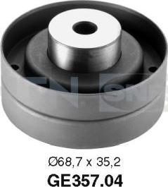 SNR GE357.04 - Deflection / Guide Pulley, timing belt parts5.com